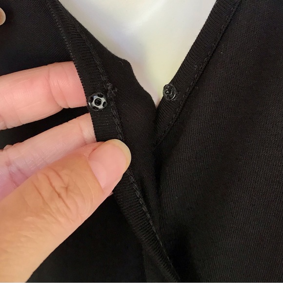 Kate & Mallory Black Cold Shoulder Maxi Dress Size Large - Picture 14 of 16